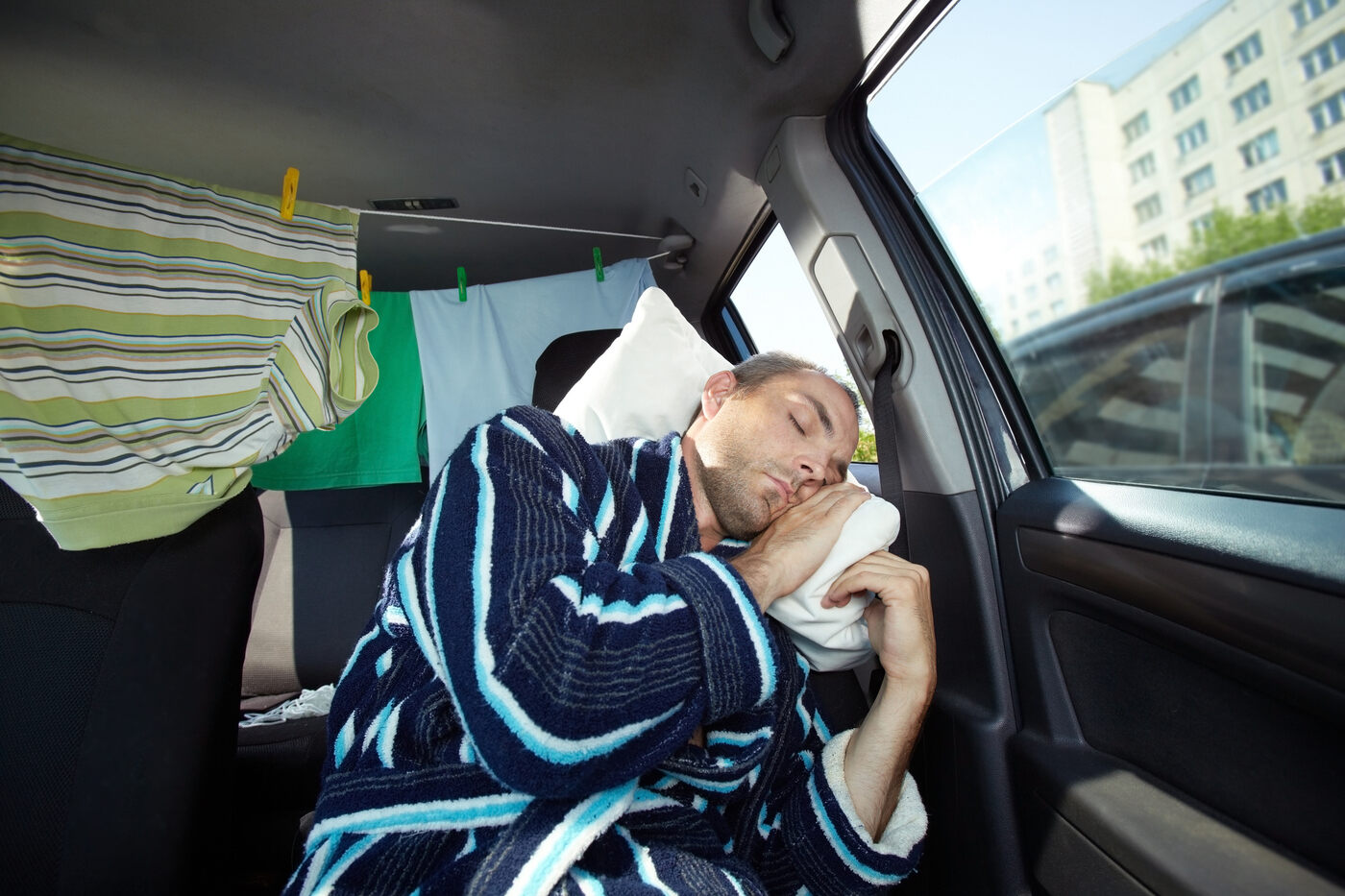 dormir en el coche