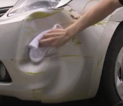 quitar abolladura coche