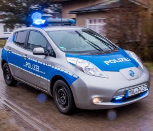 Coche eléctrico policía Alemania