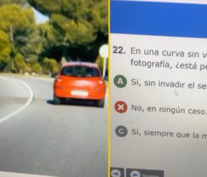 examen teórico de conducir
