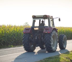 tractor línea continua