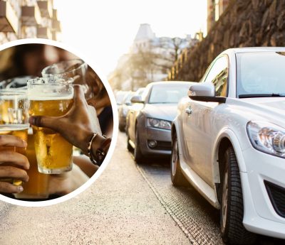 conductor multado alcohol