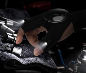 guantes con linterna luces led