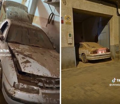 viral opel calibra coche dana