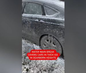 Detroit coches congelados