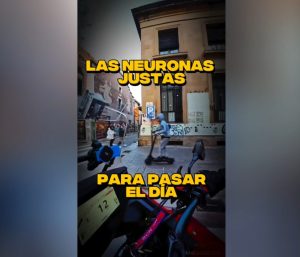 Patinete eléctrico imprudencia