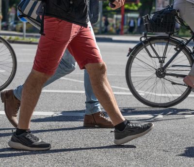 accidente ciclista peatón