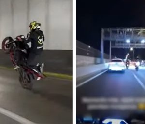 Conducción temeraria motos