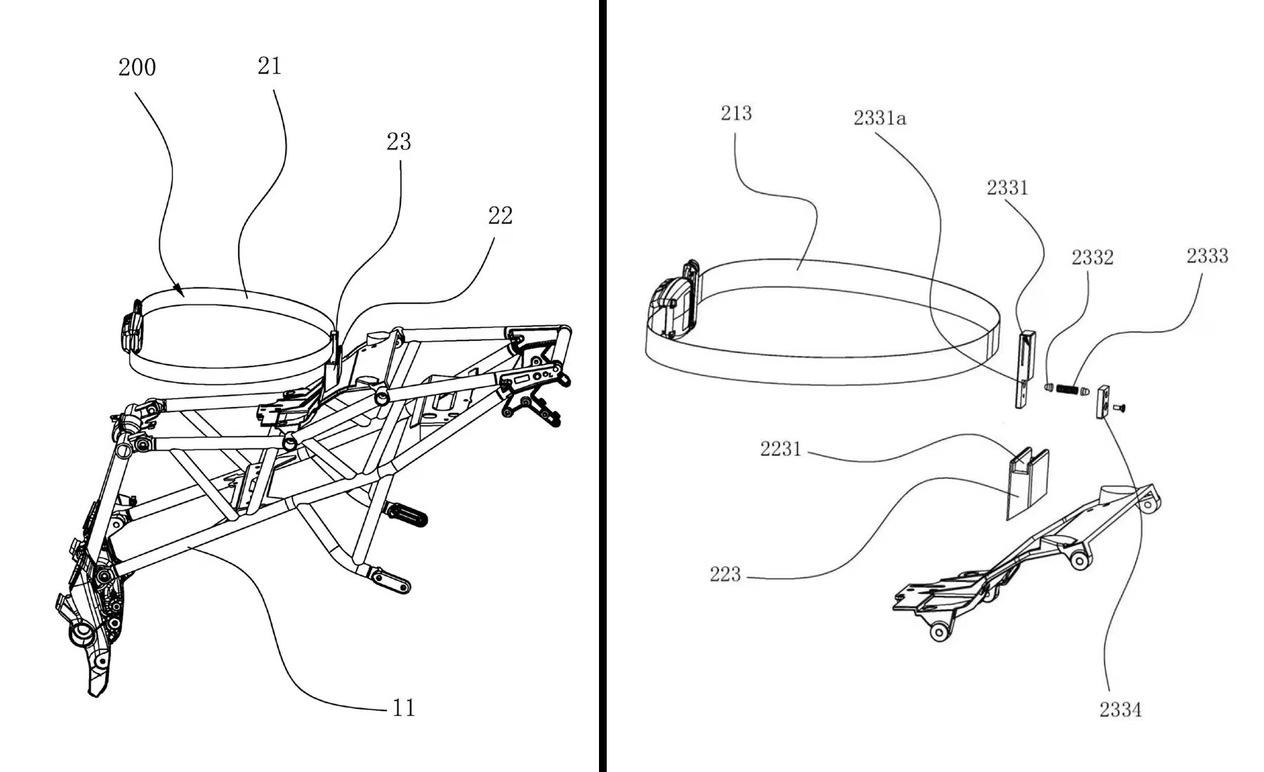 Patente cinturón CFMoto