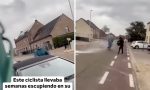 Este ciclista escupió durante semanas sobre el mismo coche: recibió una venganza que jamás olvidará