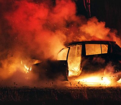 Incendio coche