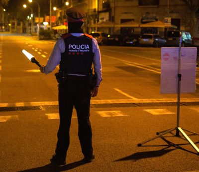 Mossos d'esquadra control