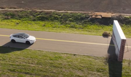 Prueba autopilot muro Tesla