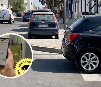 aplicación coche mal aparcado