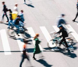 bicicletas paso de peatones