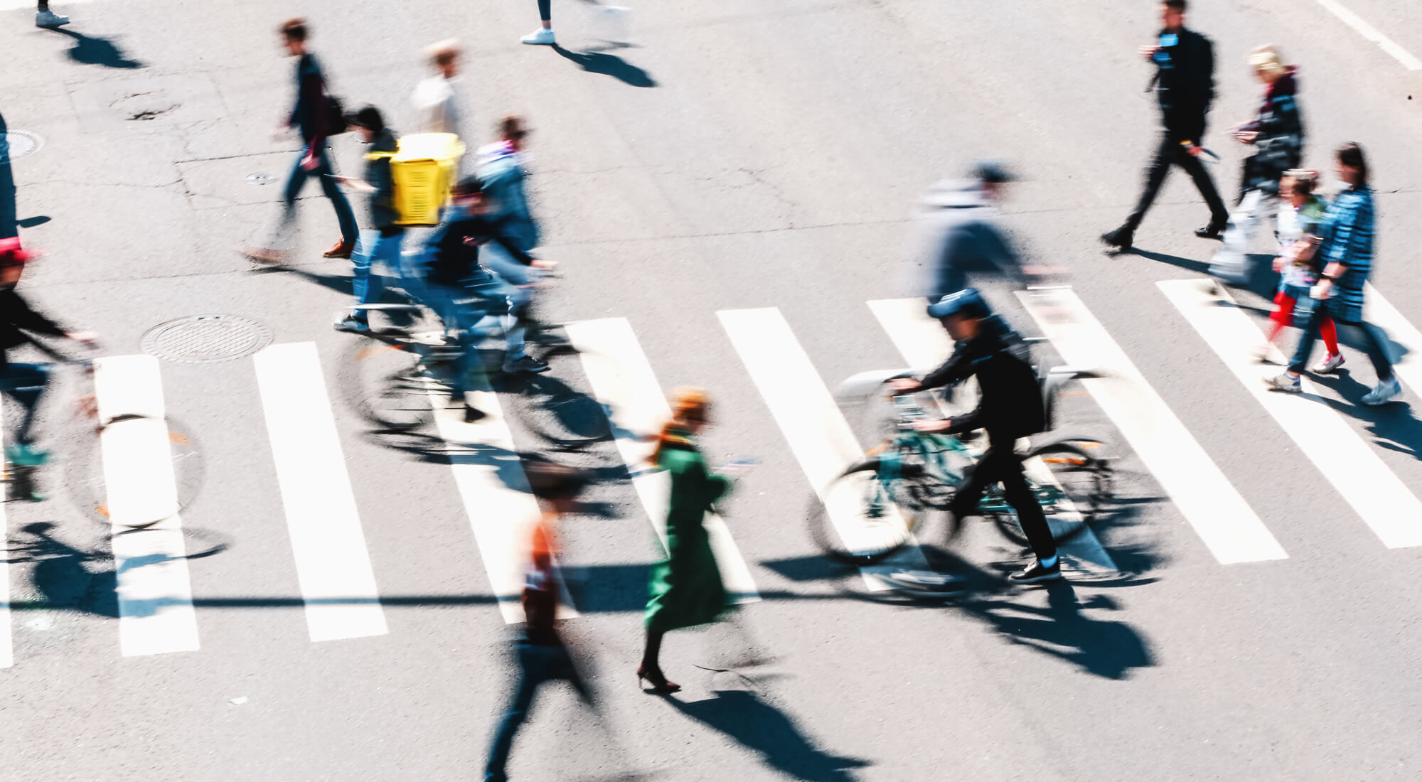 bicicletas paso de peatones