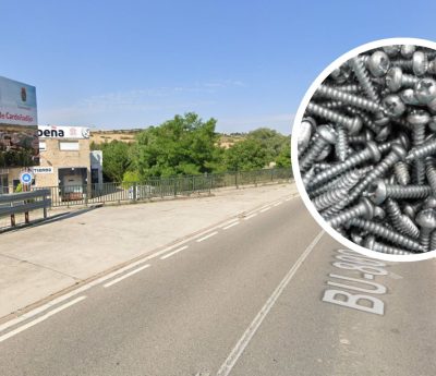carretera clavos tornillos