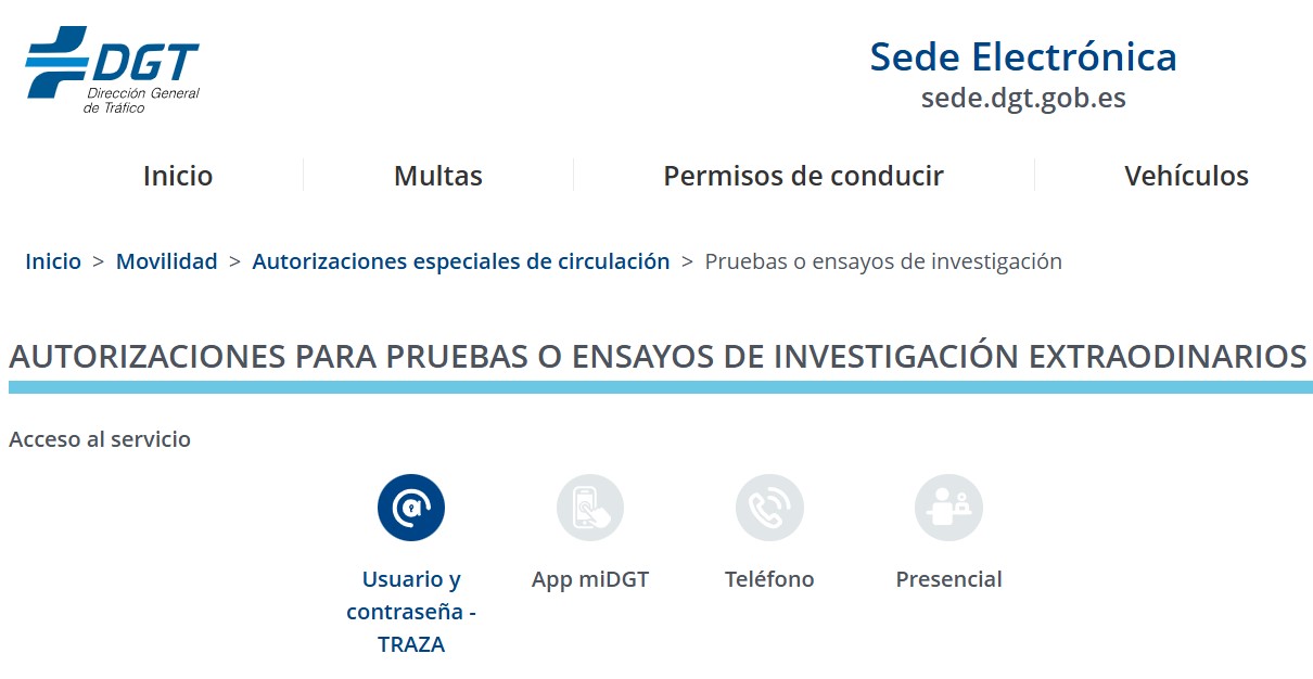 solicitud ensayo señal v-12