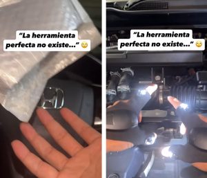 guantes con linterna