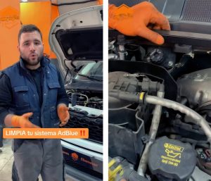 mecánico coche adblue