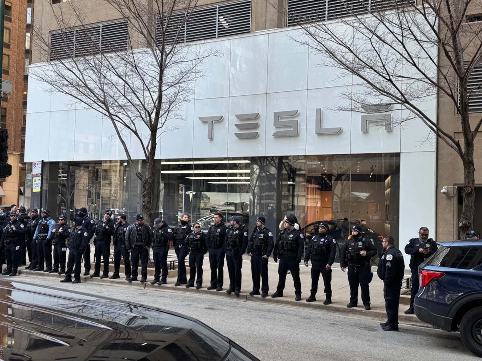 Protestas Tesla