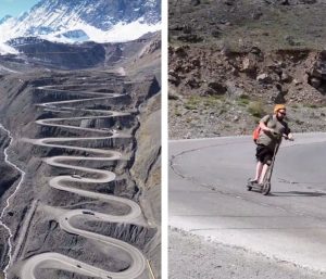 Viral en la Cuesta Los Caracoles.