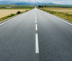 Carretera recta más larga Madrid