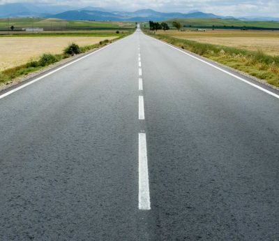 Carretera recta más larga Madrid