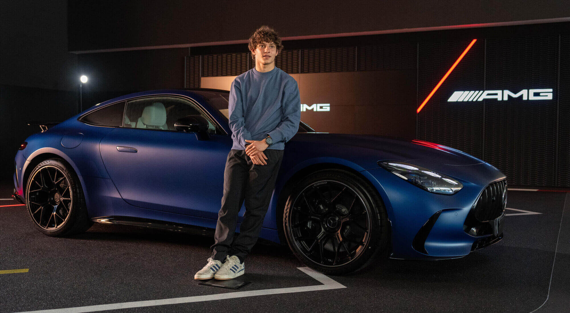 Kimi Antonelli Mercedes AMG GT 63