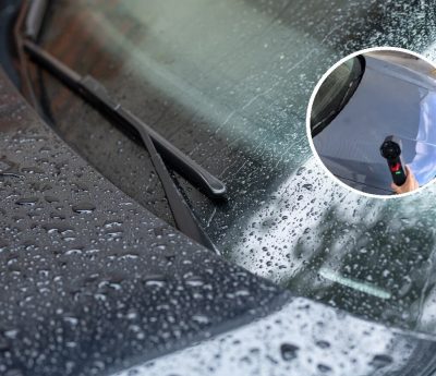 truco quitar gotas lluvia coche