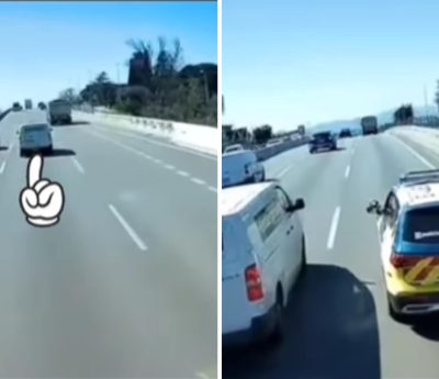 mosos multa furgoneta carril derecho