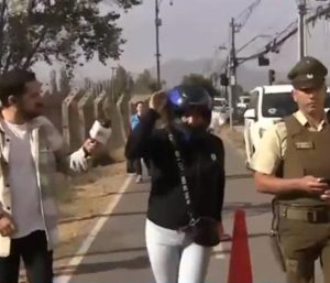 motorista fuga chile viral