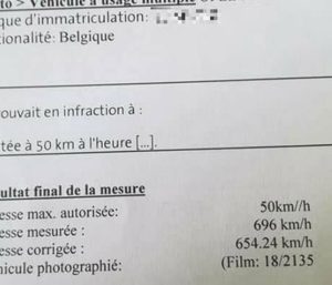 radar 696 km/h