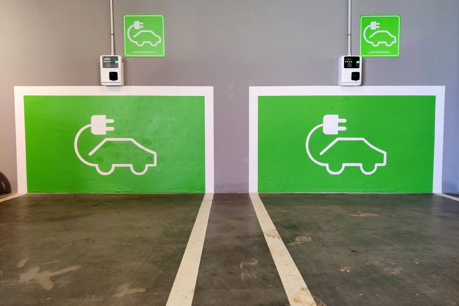 parking coche electrico