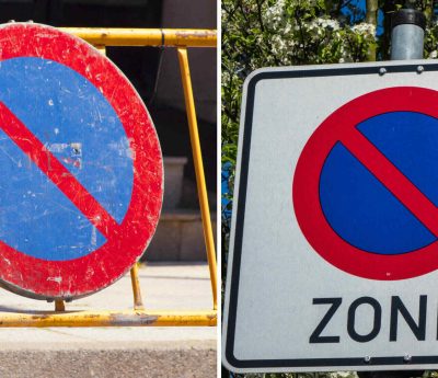 señal prohibido aparcar