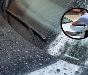 toalla microfibra coche gotas