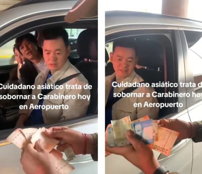 viral soborno conductor policía chile