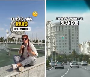 coches blancos Turkmenistán