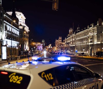 daños por coches de emergencias