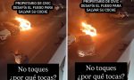 El angustiante vídeo del dueño de un Honda Civic en pleno incendio: hace esto para salvar su coche y la policía enloquece