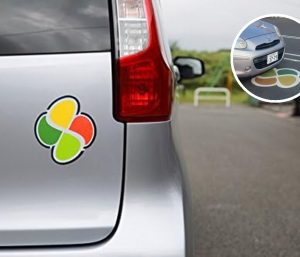 pegatina coche adulto mayor