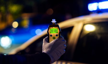 Alcoholímetro policía