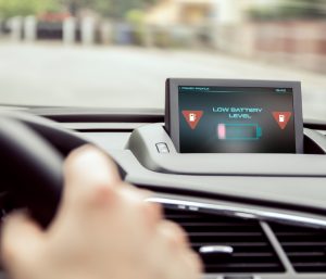 Batería baja coche eléctrico