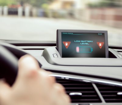 Batería baja coche eléctrico