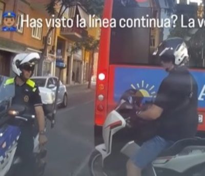 Infracción motorista Barcelona
