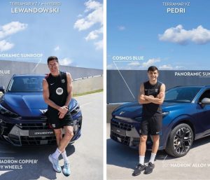 JUGADORES BARCELONA COCHE CUPRA