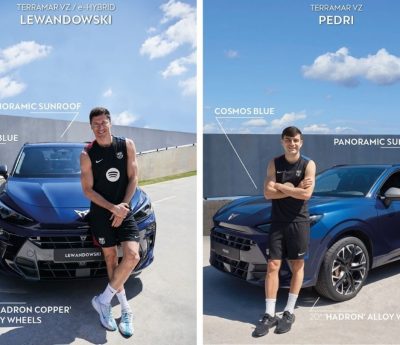 JUGADORES BARCELONA COCHE CUPRA