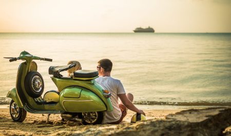 Moto vacaciones verano