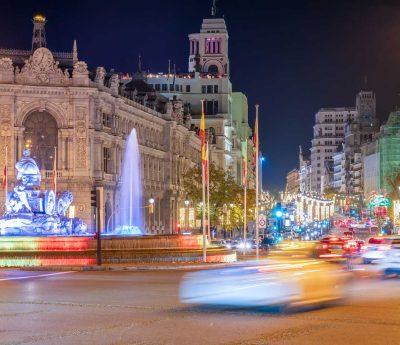 Plaza Cibeles coches