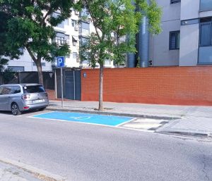 plaza movilidad reducida